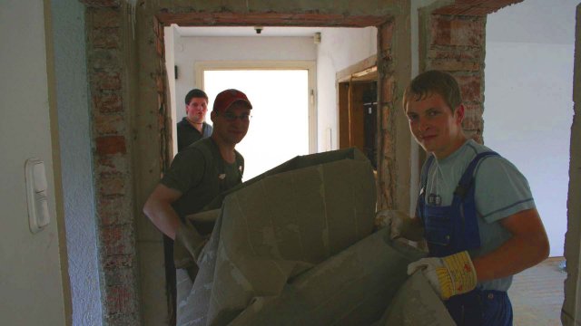 Abriss des "alten" Gerätehaus